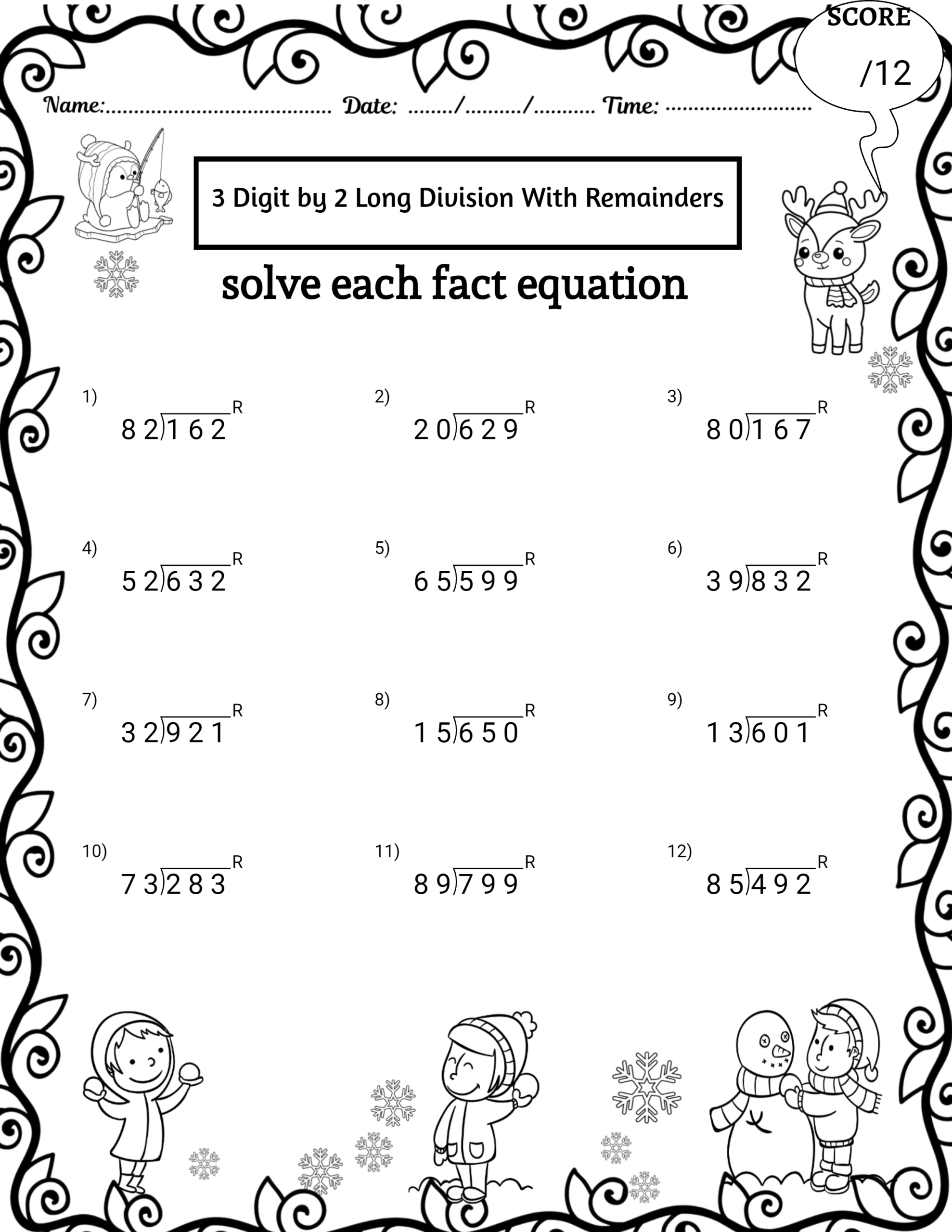 2 and 3 digit division worksheets 2 and 3 digit division worksheets